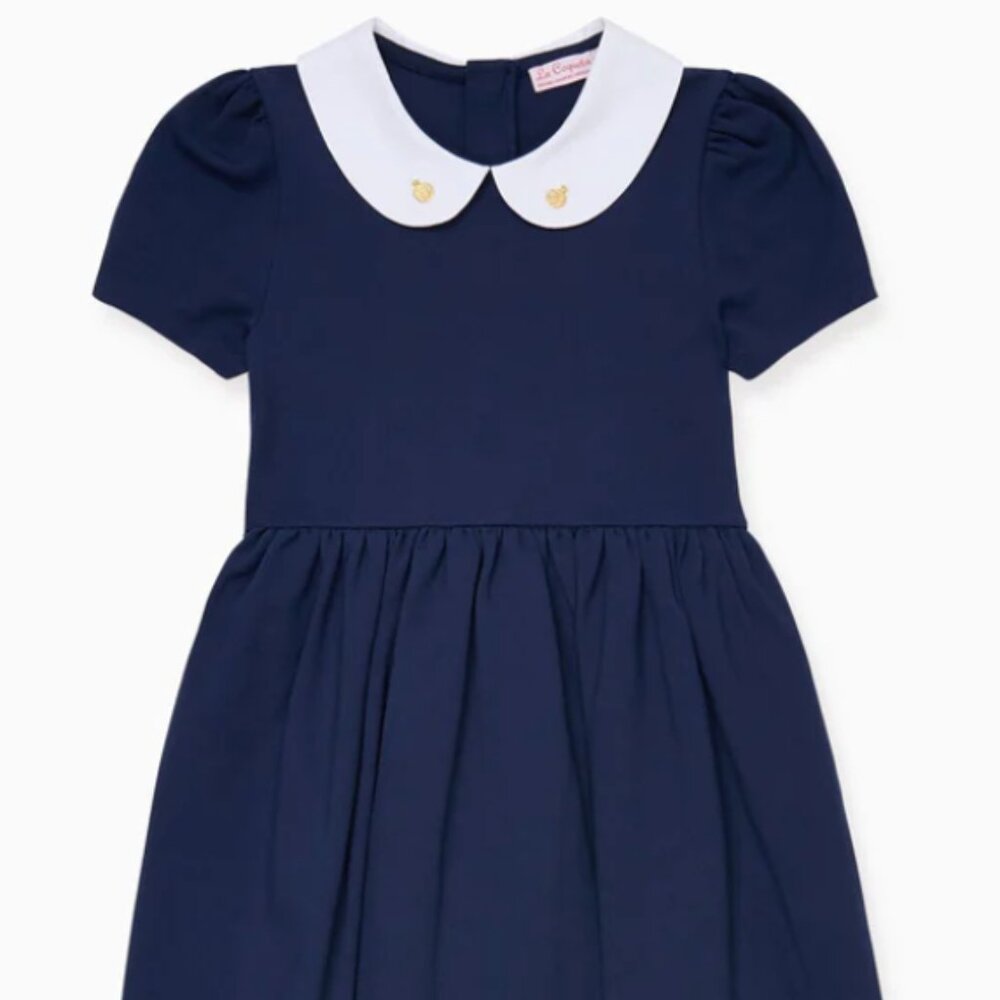 La Coqueta Navy Gabriela dress
